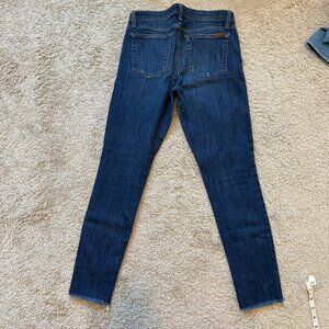 Joe's High Rise Skinny Ankle Jeans Women's Blue Denim Size W28 Comfort 5-Pockets